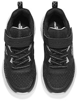 大童 Skechers 魔術貼 防滑耐磨 兒童跑步鞋 黑銀 Lookbook 大童 Skechers 魔術貼 防滑耐磨 兒童跑步鞋 黑銀