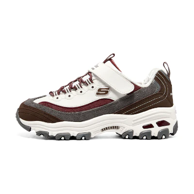 (PS) Skechers Velcro 'Burgundy'