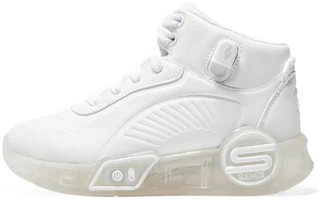 (Preschool) Skechers Velcro 'Voice Control Flashing White' 310100L-WHT (Preschool) Skechers Velcro 'Voice Control Flashing White' 310100L-WHT