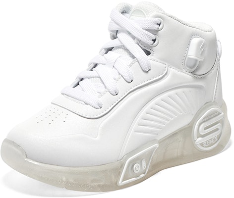 (PS) Skechers Velcro 'Lampu Kilat Putih Suara Kawalan' 310100L-WHT Lookbook (PS) Skechers Velcro 'Lampu Kilat Putih Suara Kawalan' 310100L-WHT