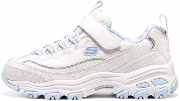 (Preschool) Skechers Velcro 'White/Blue' 319019L-WLBL (Preschool) Skechers Velcro 'White/Blue' 319019L-WLBL