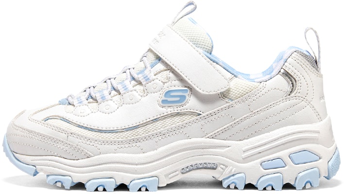 (Preschool) Skechers Velcro 'White/Blue' 319019L-WLBL Buy (Preschool) Skechers Velcro 'White/Blue' 319019L-WLBL