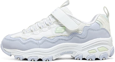 (Preschool) Skechers Velcro 'White Magnolia' 319028L-WPW (Preschool) Skechers Velcro 'White Magnolia' 319028L-WPW