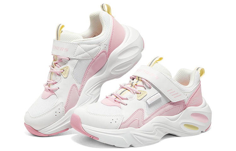 (Youth) Skechers Sportswear Trainers 'White Pink' 圖 4