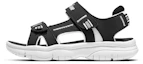 Buy (PS) Sandales Skechers Velcro Décontractées ''Noir Blanc''. 302984L-BKW