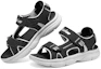 Lookbook (PS) Sandales Skechers Velcro Décontractées ''Noir Blanc''. 302984L-BKW