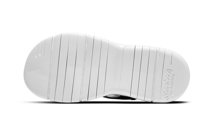 Purchase (PS) Sandales Skechers Velcro Décontractées ''Noir Blanc''. 302984L-BKW
