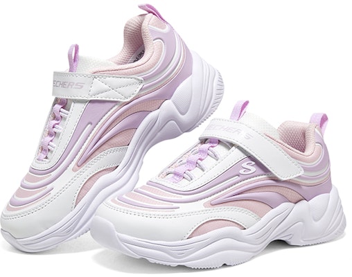 (PS) Skechers Velcro Kasual 'Tahan Kejutan Tahan Haus Ungu Merah Jambu' 319031L-WLVP Shop (PS) Skechers Velcro Kasual 'Tahan Kejutan Tahan Haus Ungu Merah Jambu' 319031L-WLVP