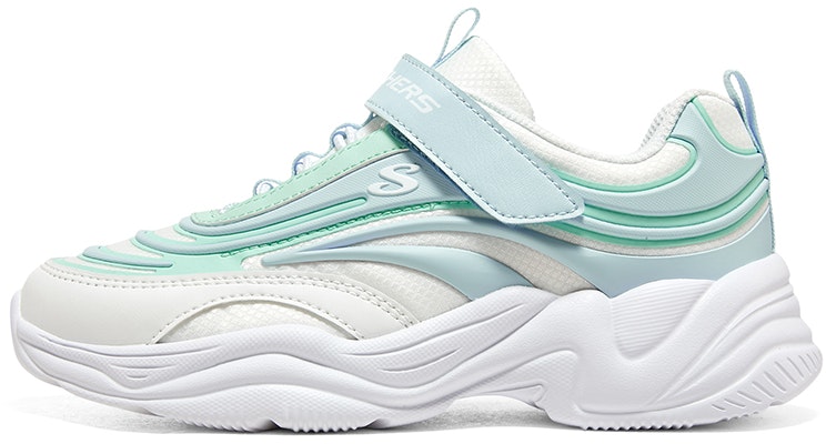 兒童 Skechers 魔術貼休閒 減震耐磨 兒童休閒鞋 白綠 Buy 兒童 Skechers 魔術貼休閒 減震耐磨 兒童休閒鞋 白綠
