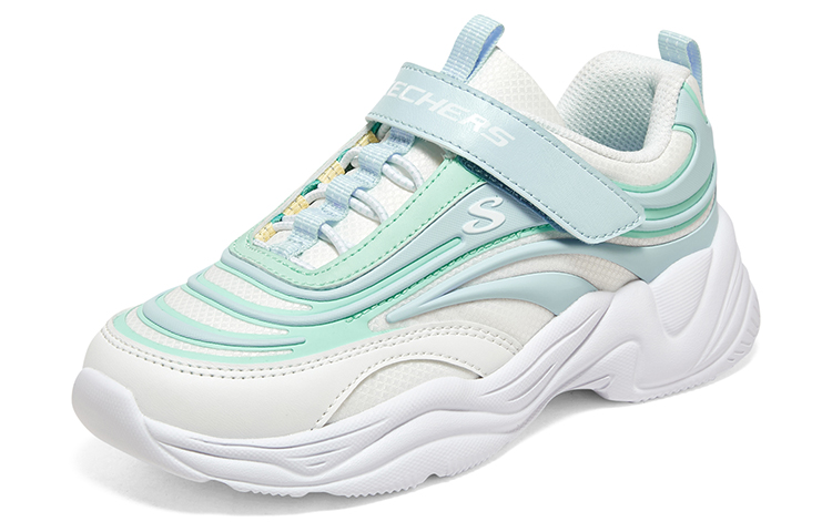 (PS) Skechers Velcro Casual 'White Green' 圖 3