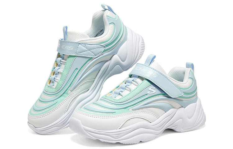 (PS) Skechers Velcro Casual 'White Green' 圖 4