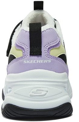 大童 Skechers 圓頭加絨魔術貼 減震耐磨 兒童休閒鞋 黑色多彩 Purchase 大童 Skechers 圓頭加絨魔術貼 減震耐磨 兒童休閒鞋 黑色多彩