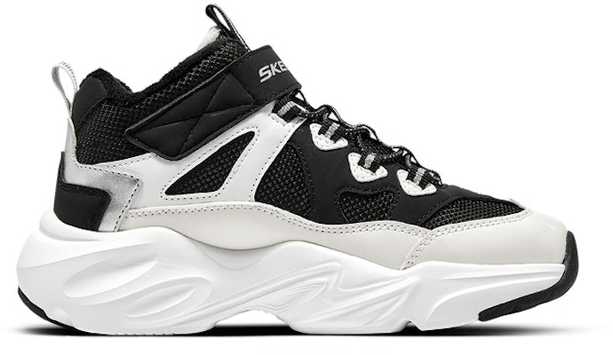 (Youth) Skechers Sport DLites Shoes 'White Black' 303902L-BKW Order (Youth) Skechers Sport DLites Shoes 'White Black' 303902L-BKW