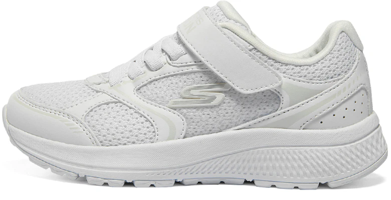 Preschool Skechers Velcro White Shock Absorbing Durable Low Top