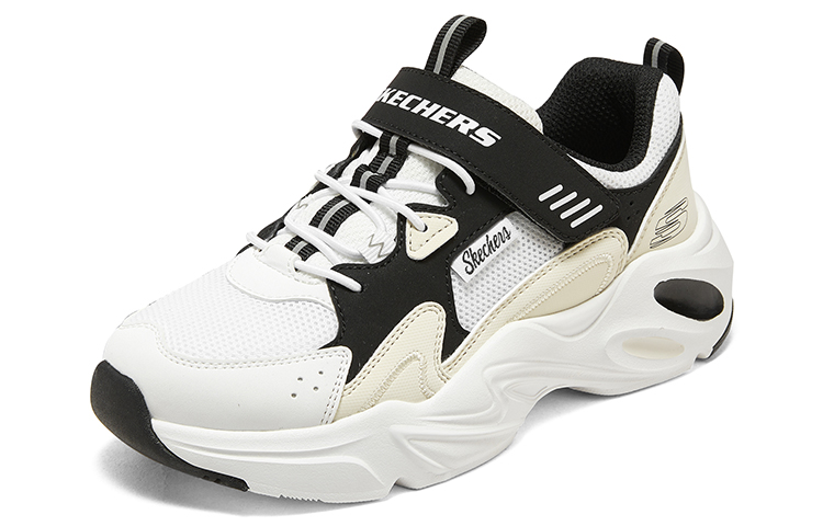 (Youth) Skechers Sportswear Trainers 'White Black' 圖 3