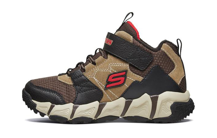 (Preschool) Skechers Velocitrek K 660074L-BKBR