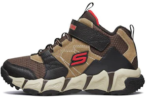 (Preschool) Skechers Velocitrek K 660074L-BKBR (Preschool) Skechers Velocitrek K 660074L-BKBR