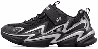 (Youth) Skechers Wavetronic 'Black Silver' 403603L-BKSL (Youth) Skechers Wavetronic 'Black Silver' 403603L-BKSL