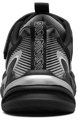 大童 Skechers Wavetronic 休閒 透氣防滑 低筒 兒童跑步鞋 黑銀色 Shop 大童 Skechers Wavetronic 休閒 透氣防滑 低筒 兒童跑步鞋 黑銀色