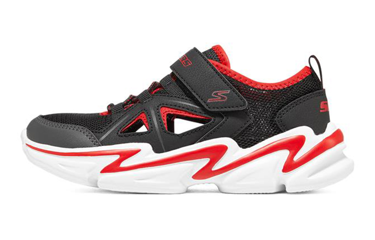 (Preschool) Skechers Wavetronic 'Magic Tape Hollow' 403614L-BGRD