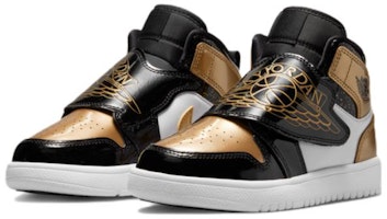 (PS) Sky Jordan 1 Mid 'Hitam Emas Logam Putih' DV6069-071 Lookbook (PS) Sky Jordan 1 Mid 'Hitam Emas Logam Putih' DV6069-071