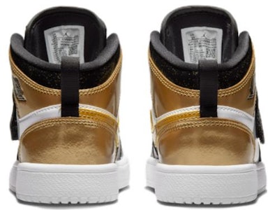 (幼童)Sky Jordan 1 Mid '黑色金屬金白色' DV6069-071 Purchase (幼童)Sky Jordan 1 Mid '黑色金屬金白色' DV6069-071