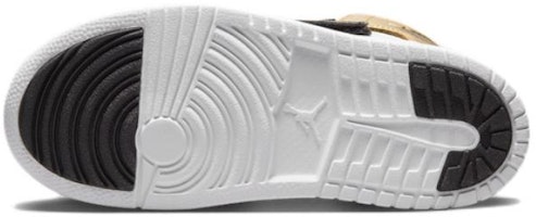 (PS) Sky Jordan 1 Mid 'Hitam Emas Logam Putih' DV6069-071 Details for (PS) Sky Jordan 1 Mid 'Hitam Emas Logam Putih' DV6069-071