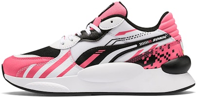 (Youth) Puma Sonic x Rs 9.8 Low Running Shoes Black//Pink 'White' 372339-02 (Youth) Puma Sonic x Rs 9.8 Low Running Shoes Black//Pink 'White' 372339-02