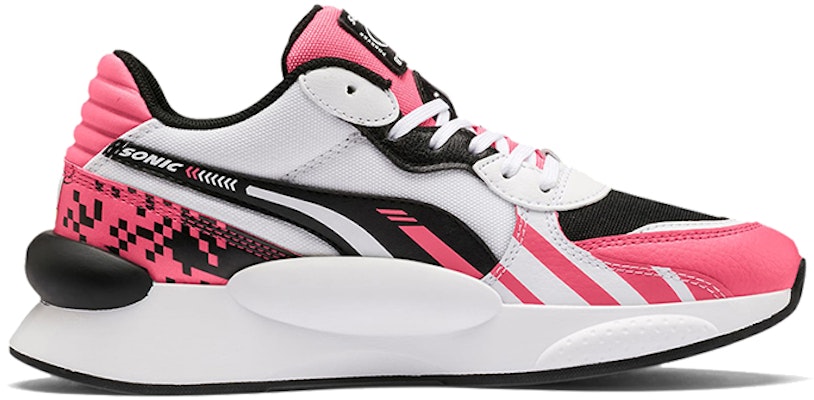(Youth) Puma Sonic x Rs 9.8 Low Running Shoes Black//Pink 'White' 372339-02 Order (Youth) Puma Sonic x Rs 9.8 Low Running Shoes Black//Pink 'White' 372339-02