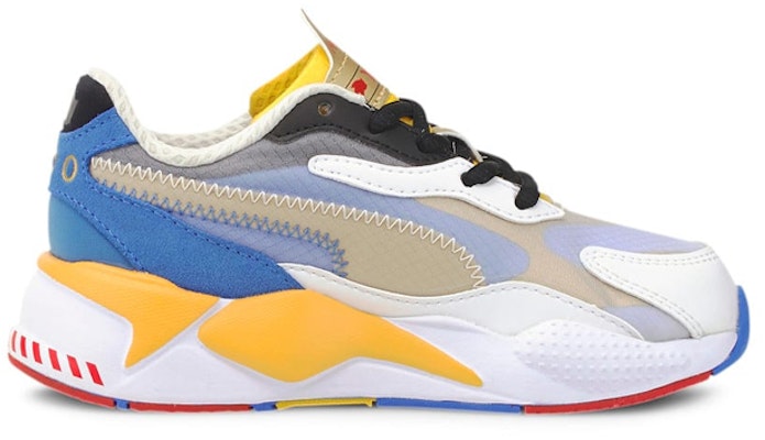 幼童 Puma x Sonic Rs-x³ Color Ps 索尼克 防滑耐磨 低筒運動跑步鞋 白藍黃 Order 幼童 Puma x Sonic Rs-x³ Color Ps 索尼克 防滑耐磨 低筒運動跑步鞋 白藍黃
