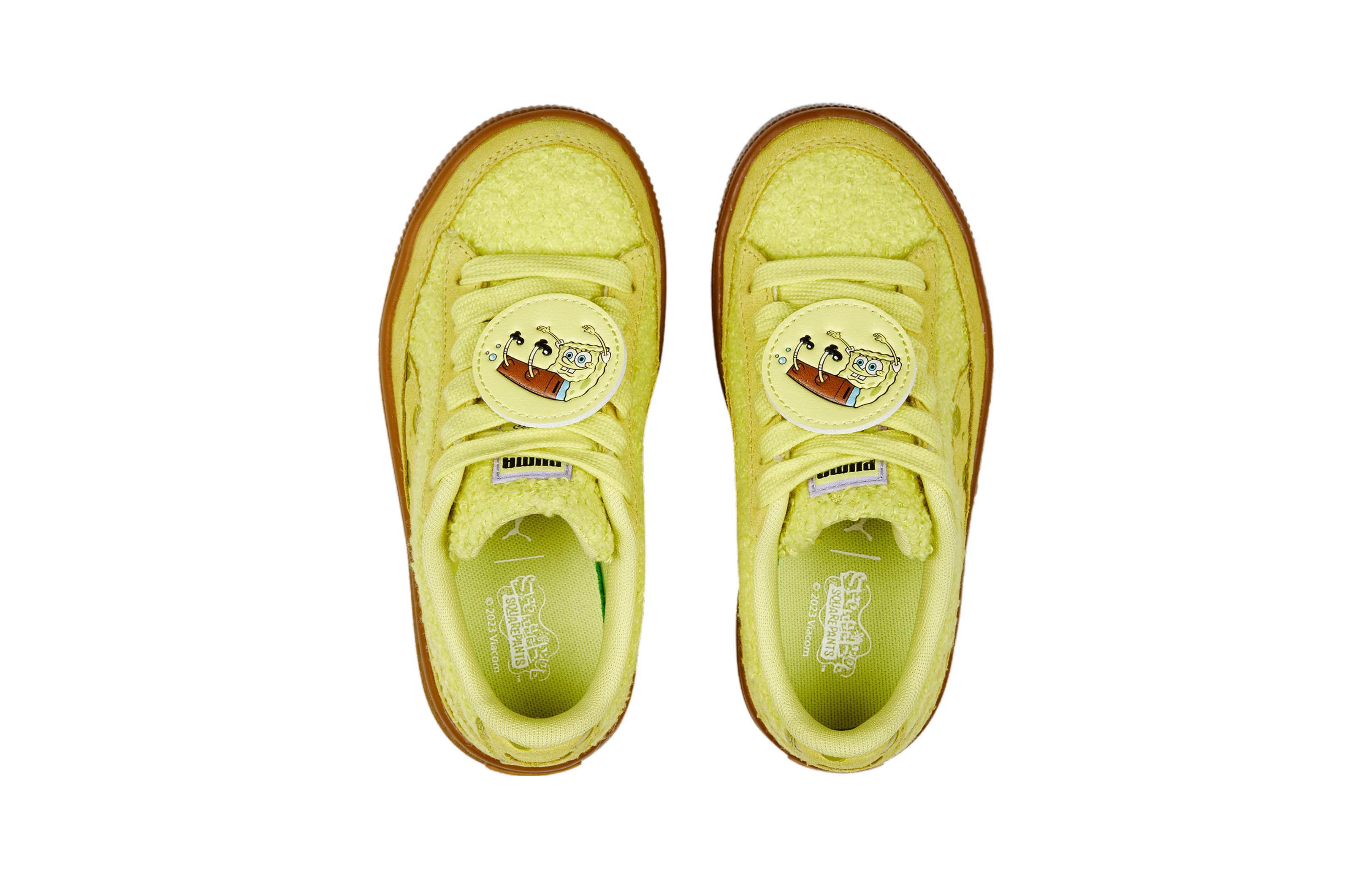 Lookbook (Preschool) SpongeBob SquarePants x Puma Suede 'SpongeBob' 392114-01