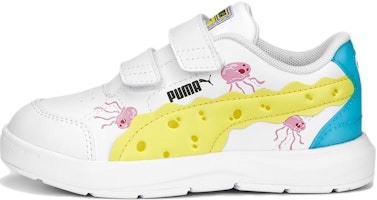 (Preschool) SpongeBob Squarpants x Puma Evolve Court V 'White' 390870-01 (Preschool) SpongeBob Squarpants x Puma Evolve Court V 'White' 390870-01