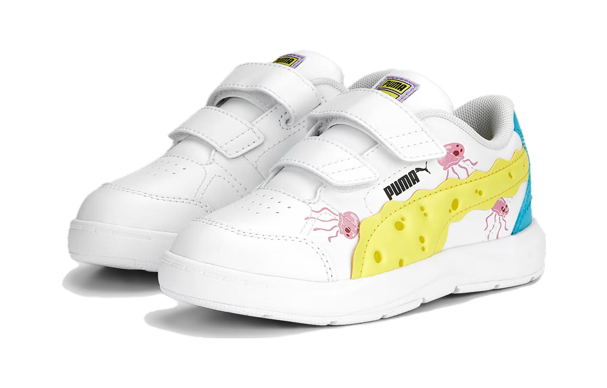Lookbook (PS) SpongeBob Squarpants x Puma Evolve Court V 'Putih' 390870-01