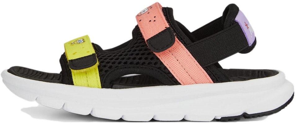 (Preschool) Spongebob Squarpants x Puma Evolve Sandal 'Puma Black/Puma White/Carnation/Pink-Celandine' 391189-01 Buy (Preschool) Spongebob Squarpants x Puma Evolve Sandal 'Puma Black/Puma White/Carnation/Pink-Celandine' 391189-01