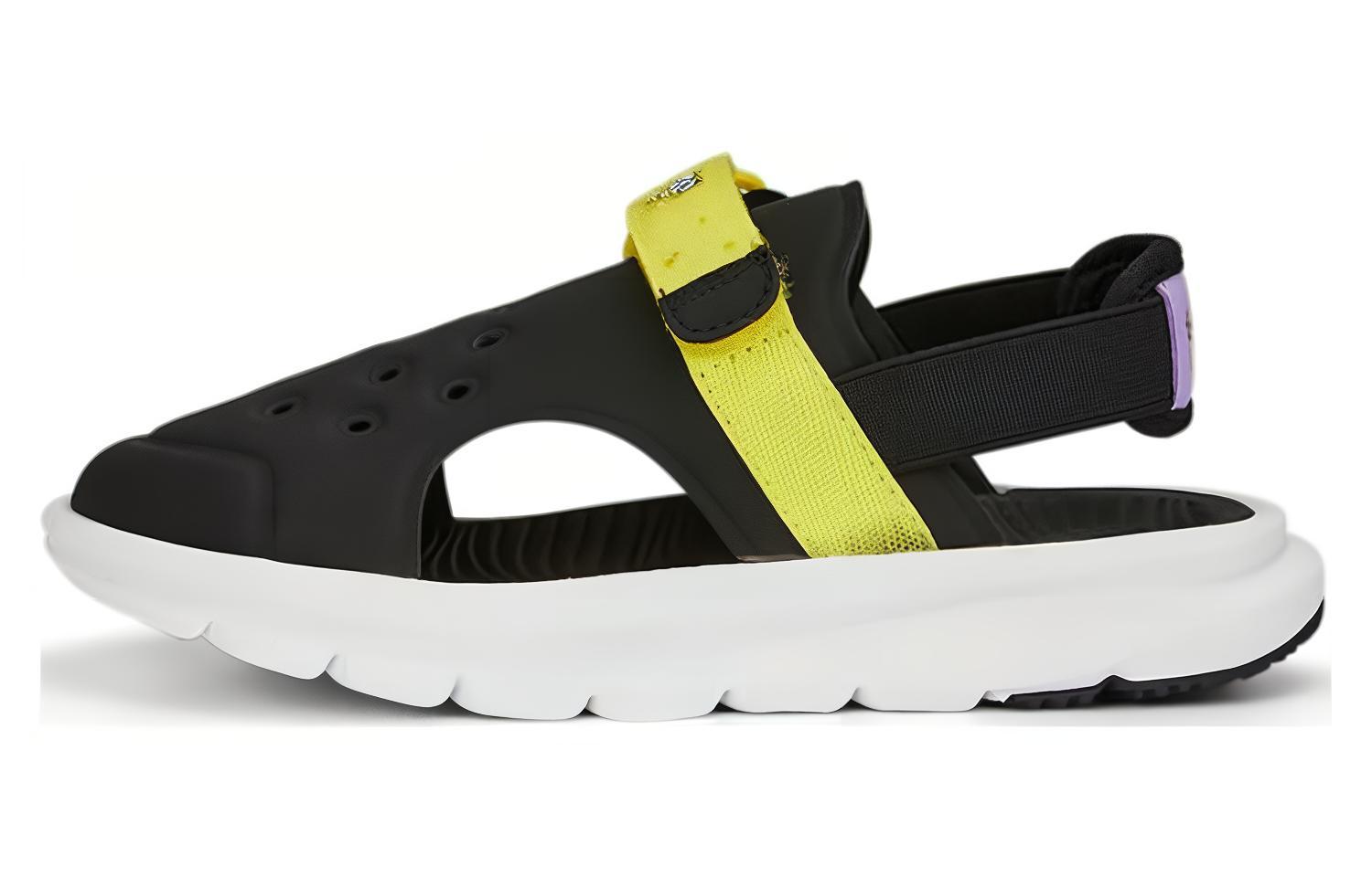 (Preschool) Spongebob Squarpants x Puma Evolve Sandal AC 'Puma Black/PUMA White/Celandine' 391190-01