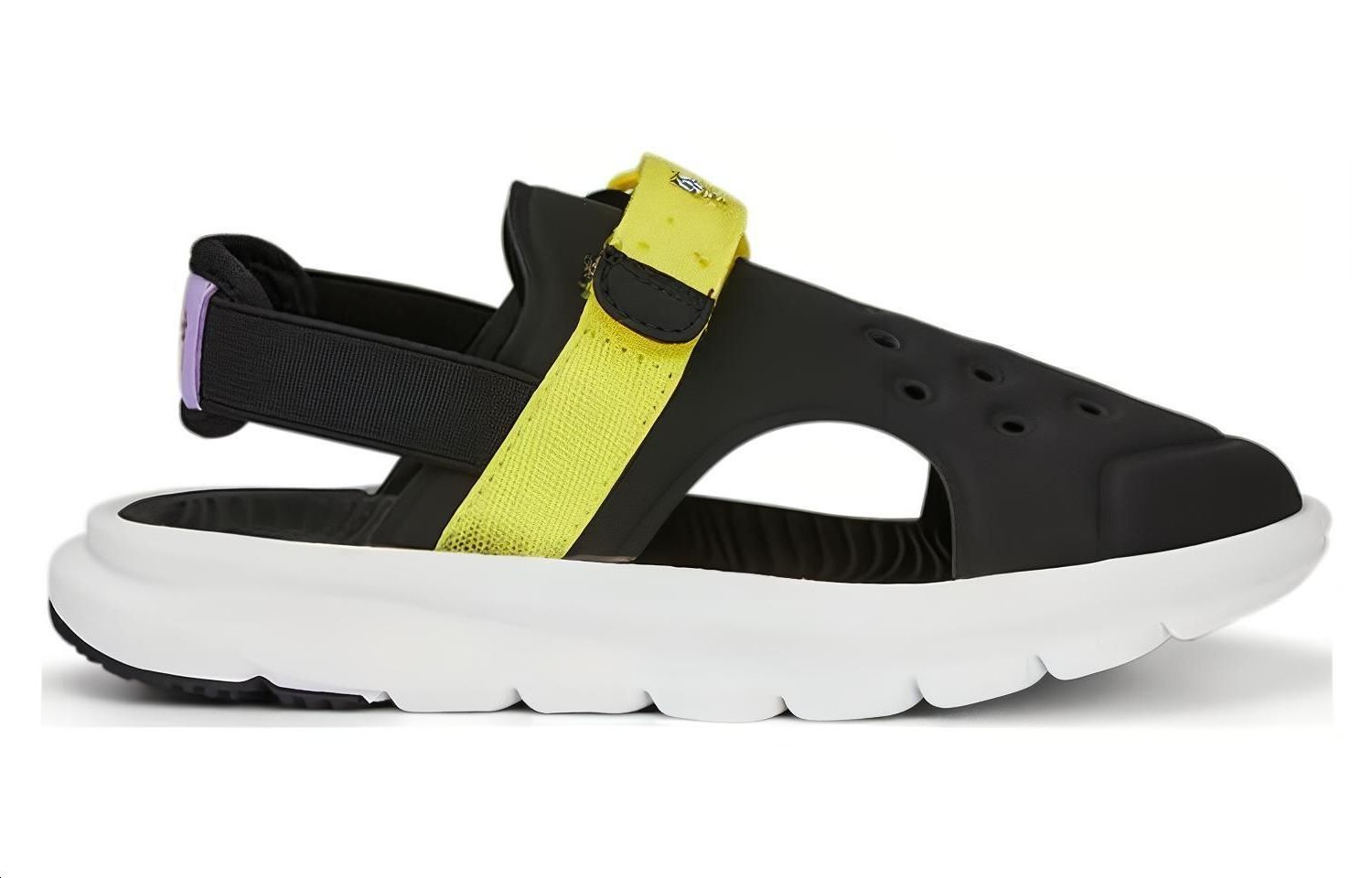 Order (PS) Spongebob x Puma Evolve Sandale AC ''Noir/Blanc/Celandine''. 391190-01