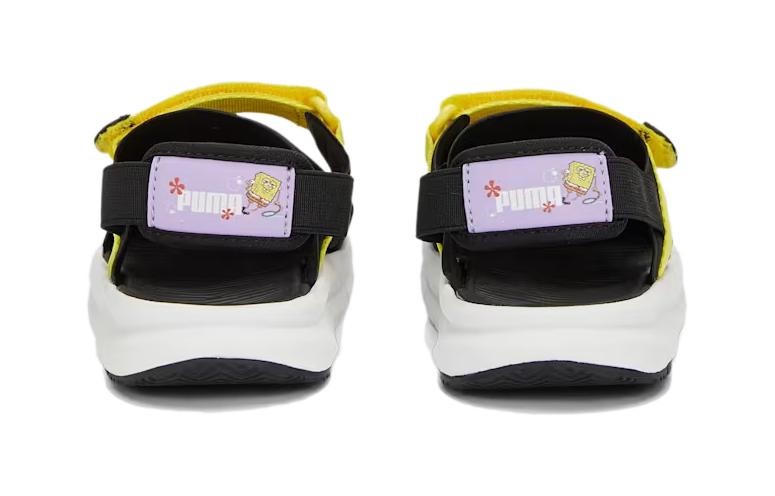 Purchase (PS) Spongebob x Puma Evolve Sandale AC ''Noir/Blanc/Celandine''. 391190-01