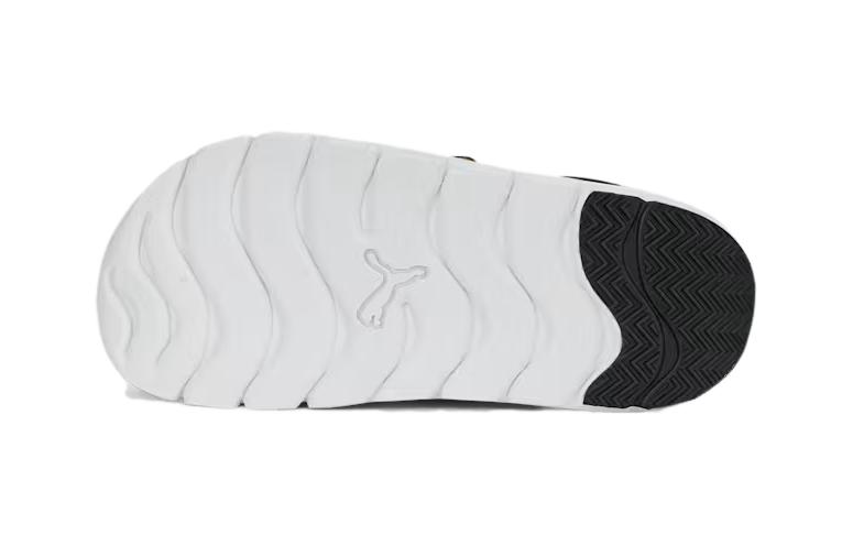 Details for (PS) Spongebob x Puma Evolve Sandale AC ''Noir/Blanc/Celandine''. 391190-01