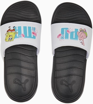 (Preschool) Spongebob Squarpants x Puma Popcat 20 Sandal 'Puma White/PUMA Black' 390873-01 Shop (Preschool) Spongebob Squarpants x Puma Popcat 20 Sandal 'Puma White/PUMA Black' 390873-01