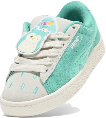 兒童 Squishmallows x PUMA Suede XL 減震 低幫 兒童板鞋 綠白 Lookbook 兒童 Squishmallows x PUMA Suede XL 減震 低幫 兒童板鞋 綠白