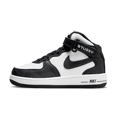 (PS) Stüssy Nike Air Force 1 Mid 'Black White'