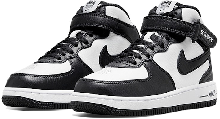 (PS) 스투시 x 나이키 에어 포스 1 미드 "블랙 화이트" DN4158-002 Order (PS) 스투시 x 나이키 에어 포스 1 미드 "블랙 화이트" DN4158-002
