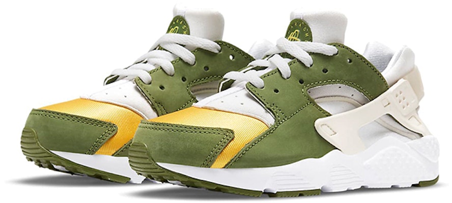 (Stüssy × Nike) 2021 幼童 Air Huarache LE 'Dark Olive' DH3324-300 Lookbook (Stüssy × Nike) 2021 幼童 Air Huarache LE 'Dark Olive' DH3324-300