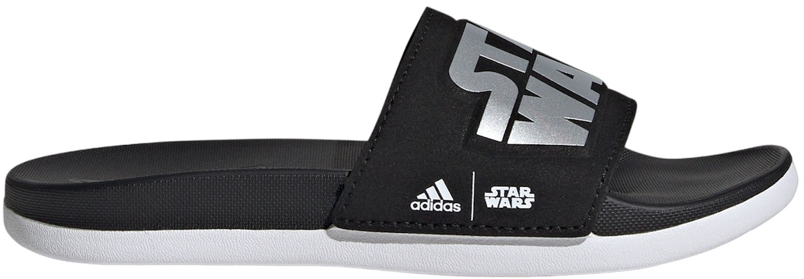 (Youth) Star Wars x adidas Adilette Comfort Slide 'Black Silver Metallic' ID5237 Buy (Youth) Star Wars x adidas Adilette Comfort Slide 'Black Silver Metallic' ID5237