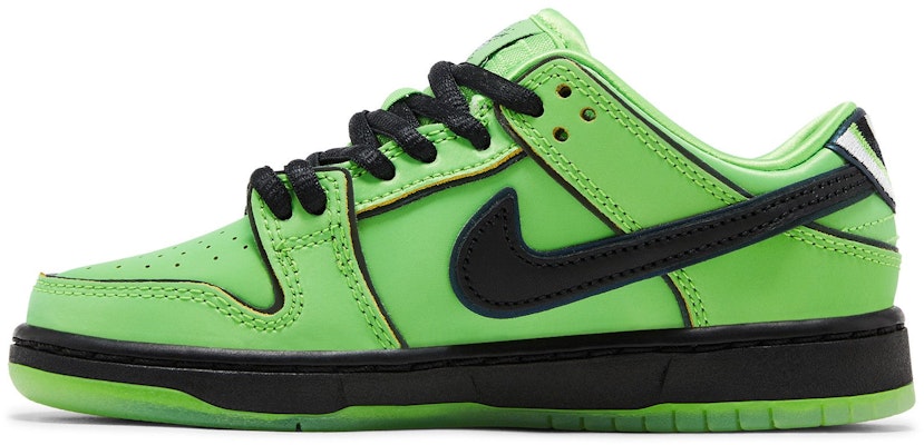 (Preschool) The Powerpuff Girls x Nike Dunk Low Pro SB QS 'Buttercup' FZ8832-300 Lookbook (Preschool) The Powerpuff Girls x Nike Dunk Low Pro SB QS 'Buttercup' FZ8832-300