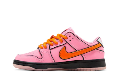 (Preschool) The Powerpuff Girls x Nike Dunk Low Pro SB QS 'Blossom' FZ3351-600