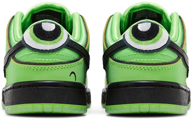 (Preschool) The Powerpuff Girls x Nike Dunk Low Pro SB QS 'Buttercup' FZ8832-300 Details for (Preschool) The Powerpuff Girls x Nike Dunk Low Pro SB QS 'Buttercup' FZ8832-300