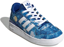 中童《辛普森家庭》x adidas Originals FORUM 防滑耐磨 低幫 兒童板鞋 藍色 Shop 中童《辛普森家庭》x adidas Originals FORUM 防滑耐磨 低幫 兒童板鞋 藍色