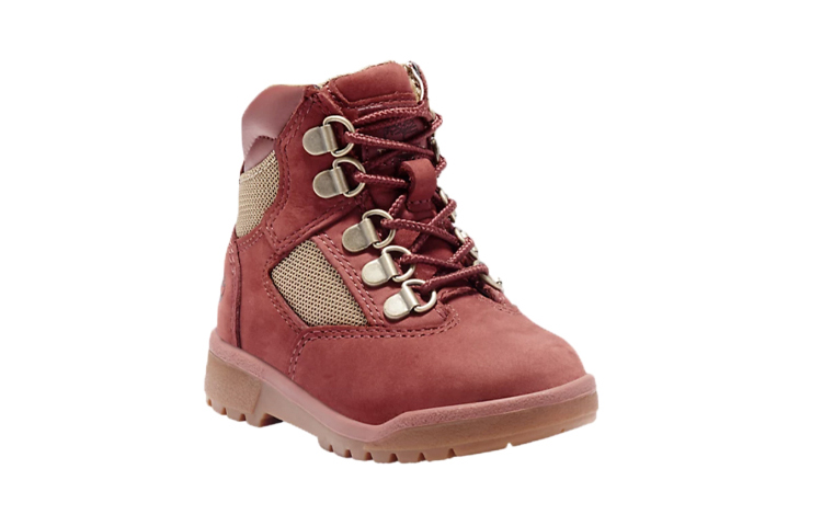 Order 幼童 Timberland 添柏岚 休閒耐磨馬丁靴 紅棕