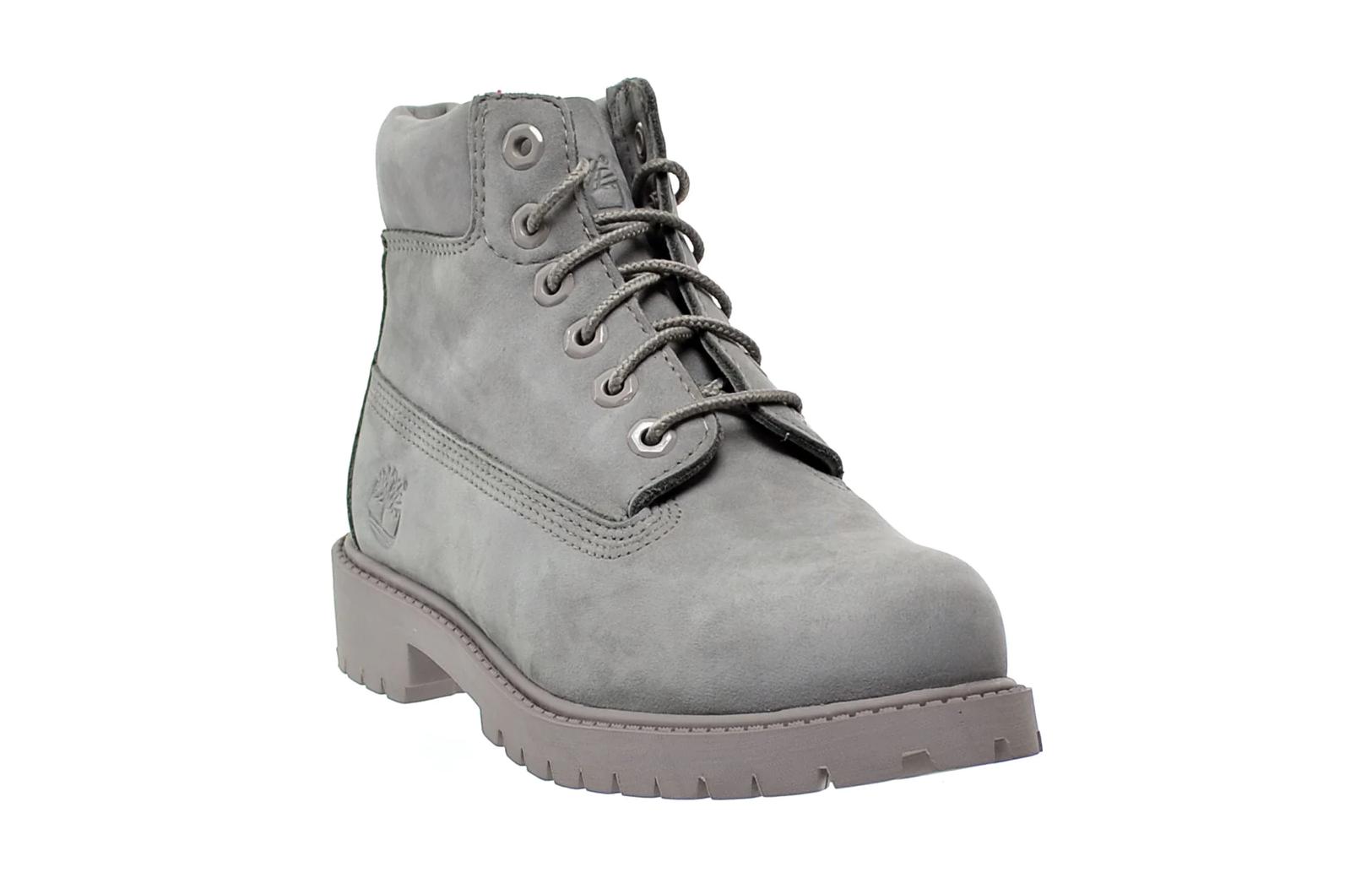Lookbook (PS) Timberland ' Sepatu Bot Mid-Top Antiselip Nyaman 'Abu-abu' TB0A199K